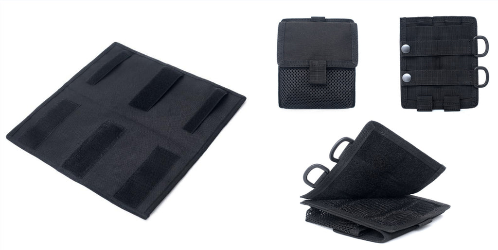 Organizador negro para parasol de vehículo